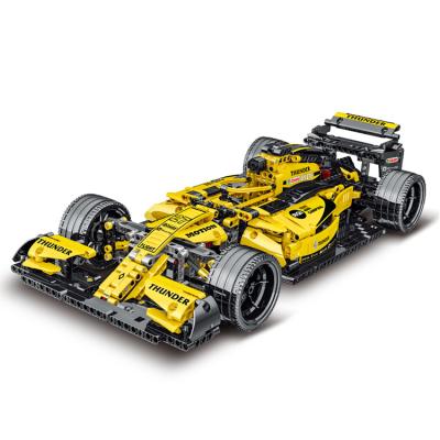 China Building Toy Vov Toys New Product 1:10 Formula Car Series Building Block Set Toy Car Model Assembled Set Boy Gift for sale