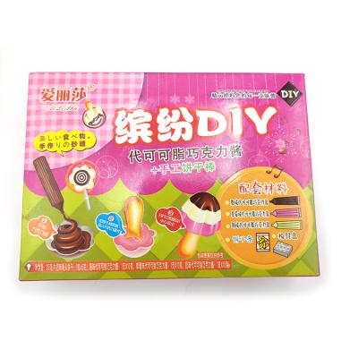 China DIY Pink Crayon Cookie Meijii Alisha Black White Kids Not Scatter Playing Chocolate DIY for sale