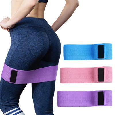 China Wholesale Custom Hip Exerciser Color Private Label Exercise Resistance Hip Bands Cloth Home Exercise Opp Bag Per 100 Pcs Or Custom Jiaobang for sale