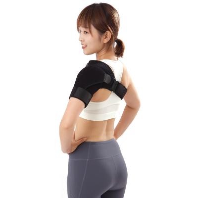 China Professional Adjustable Breathable Relief Pain Shoulder Neoprene Heat Therapy Shoulder Support Brace for sale