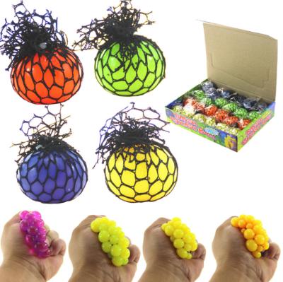 China Relieve Pressure Ball Toy In Stock 2021 New Toys Free Sample Silicon Bubble Wiggle Toy Fidget Grape Sensory Ball Toys Pack for sale