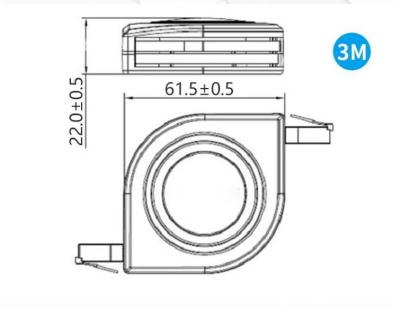 China Computer Networks New Product RJ45 Portable Gigabit Network Cable Network CAT6 Retractable Cable for sale