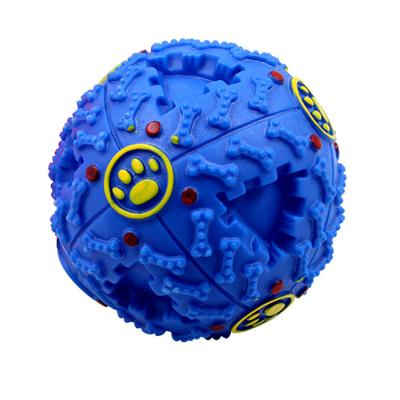 China Wholesale Cheap Pet Stocked Supplies Squeaky Dog Ball Toy For Aggressive Chewers Pet Ball Chew Toys for sale