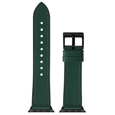 China Wholesale Genuine Leather Watch Band Size 38/40mm 42/44mm Genuine Leather Watch Strap for sale