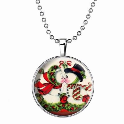 China FASHIONABLE Hot Selling Cartoon Lovers Pendant Necklaces Couples Necklace Jewelry Christmas Luminous Jewelry for sale