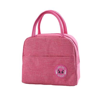 China Lady Fashion Portable Thermal Insulated Food Lunch Cooler Bag For Women Tote Cooler Lunch Bag Insulated For Keep Warm Handbag for sale