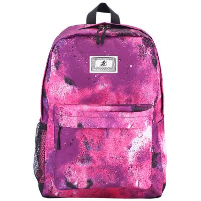 China Waterproof Water Resistant Floral Backpack For School Rucksack Advertising Outdoor Rucksack Bag Bookbag for sale