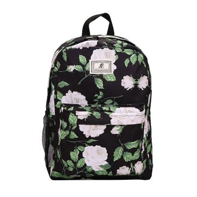 China With USB Galaxy Printing Backpack Waterproof Floral Bag For Woman Street Casual Bag With USB School Backpack Laptop Bag for sale