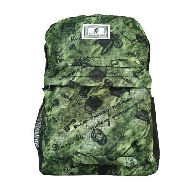 China Business Waterproof Flower Printed Backpack Bag With Mobile Phone Bag For College Laptop Bag Street Weekend Rucksack for sale