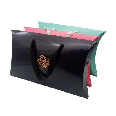 China Recyclable Custom Logo Bundle Weave Luxury Hair Extension Packaging Boxes for sale