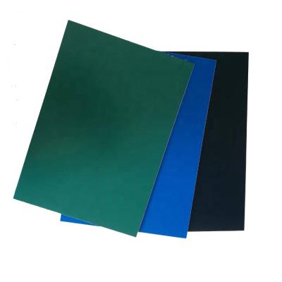 China Modern Plate 6mm Black Low Gloss PVDF Aluminum Composite Panel Plate Price for sale