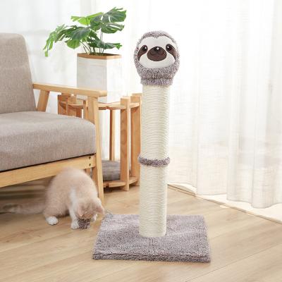 China Viable Pet Cat Product Cute Modern Wood Cat Tower Wood Cat Tree for sale