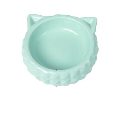 China Viable Factory Wholesale High Quality Cat Dog Feeding Bowl Pet Bowl Colorful Ceramic Pet Feeder for sale