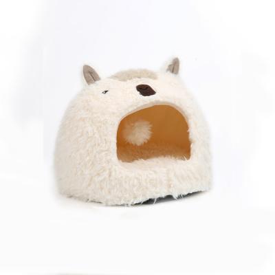 China Viable Four Seasons Can Use Creative Cute Animal Cats Nest Pet Shape Nest Dogs Nest Pet Bed for sale