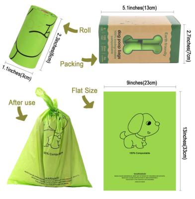 China 2022 Viable Biodegradable Dog Poop Bags Manufacturer Wholesale Pet Poop Bags and Distributors Environmentally Friendly for sale