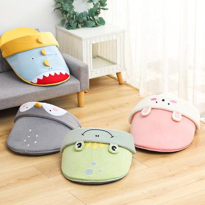 China Wholesale Viable Summer Pet Beds Design Pet Bed Slipper Frog Rabbit Train Cat Bed for sale