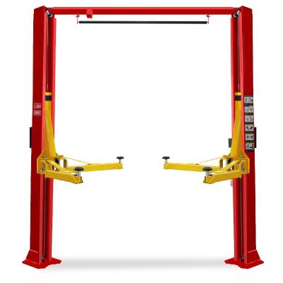 China 5-ton car repair lifting platform, hydraulic asymmetric gantry, one-sided opening two post car lift 4000KG for sale