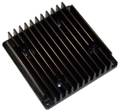 China 6000 Series Anodized Aluminum Extrusion Aluminum Radiator Profile Electronic Heatsink for sale