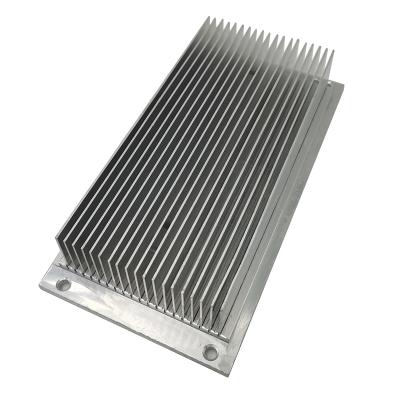 China Aluminum Welder Frequency Conversion High Power Profile Insert Fin Heatsink Bonded Fins Inverter Converter Heatsink for sale