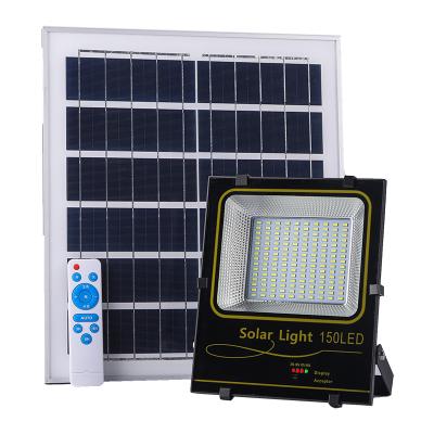 China HIGHWAY 75W Easy-to-install Solar Outdoor LED Flood Lights for Garden, Yard, Garage, Roof Shed for sale