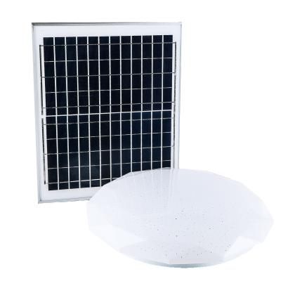 China Household Solar Powered Indoor Led Ceiling Light Garden Shed Outdoor Door With Solar Panel for sale