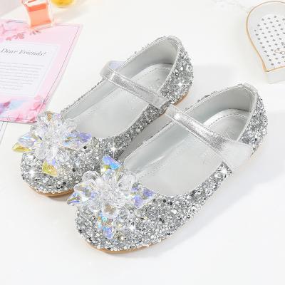 China Kids Casual Shoes Crystal duable shoes Princess Single Shoes for sale