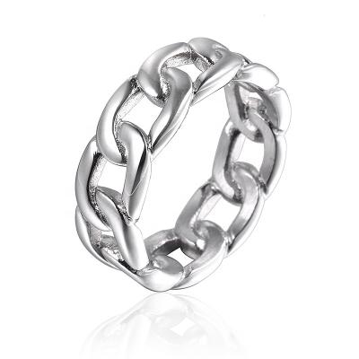 China Stainless Steel Fast Delivery Personalized Men's Chain Bike Jewelry Ring for sale