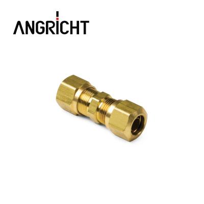 China Right Union DOT Air Brake Brass Compression Fitting Equal for sale