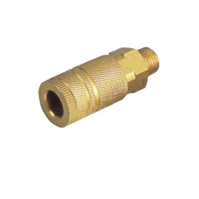 China High Quality Brass Steel Pneumatic Straight Coupler USA Type Quick Coupler Connector for sale