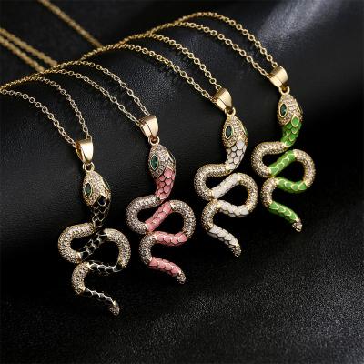 China Fashion Hip Hop Jewelry Punk Gold Plated Snake Wrapped Snake Wrapped Direct Sales for sale