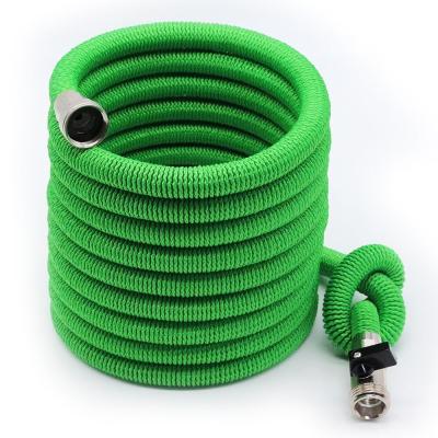 China 30m Brass Garden Hose No-Rust Adjustable Expandable Flexible Latex 4-Layers Durable Strong Connectors for sale