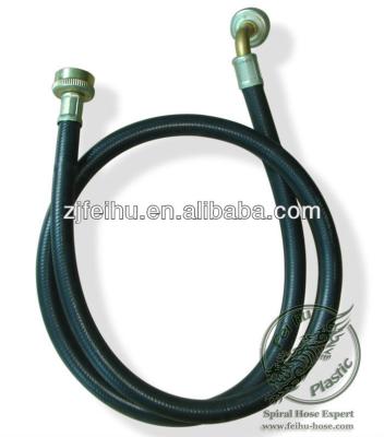 China Washing machine inlet plastic rubber hose with plastic connector for sale