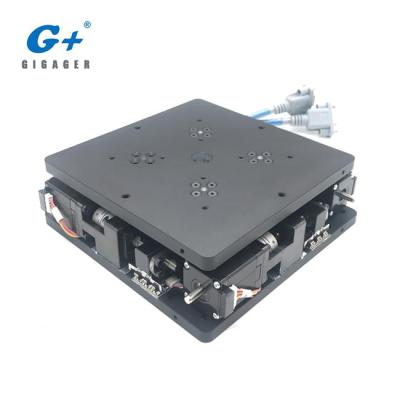 中国 4-Axis Motorized Rotary UVW Stage XYZ Linear Translation Rotation Alignment Stage 販売のため