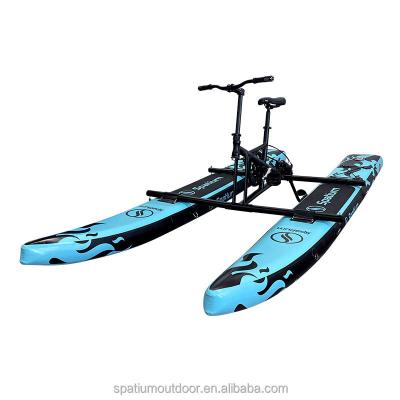 China Warter Sports Spatium 2023 new fashionable water bicycle leisure equipment water bike pedal inflatable boats for sale for sale