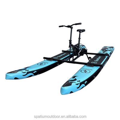 China Warter Sports Spatium New Design Water Sport Equipment Inflatable Sea Cycle Water Bike Pedal Boat For Sale for sale