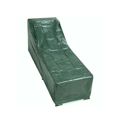 China Waterproof Beach Chaise Lounge Recliner Cover Modern Patio Furniture Chair Cover With Safe Buckle Straps for sale