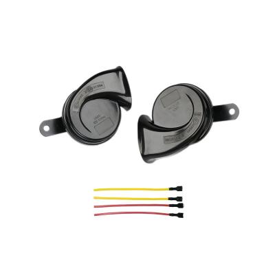 China ABS Signal Black Accessories Car Horn Special Hot Selling Universal Durable Alarm for sale