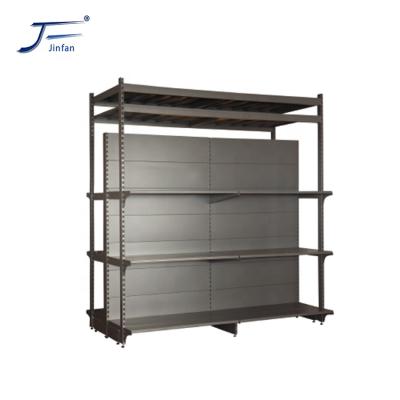 China Heavy Duty Double Sided Supermarket Gondola Shelf Double Side for sale