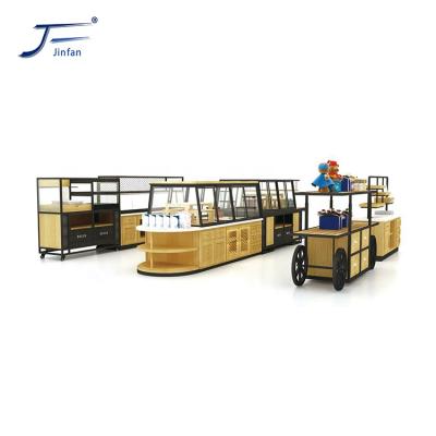 China Single Sided Supermarket And Store Bakery Bread Display Rack for sale