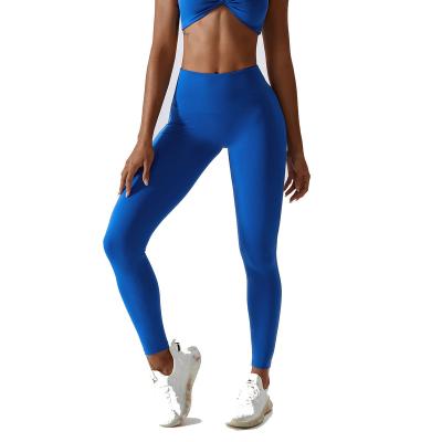 China Anti-Bacterial Seamless High Waisted quick dry Breathable Work Out Yoga Pants Sports Gym Tights Leggings for sale