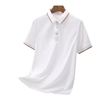 China Breathable High quality 200g white polo boys t shirt with green collar made in China polo shirt for sale