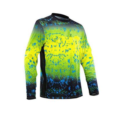 China Anti-UV Custom Performance Fishing Wear Jersey Men's Fish Clothing Apparel Jersey  Long Sleeve Fishing Shirt for sale