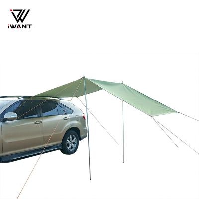 China Outdoor\Beach\Car Camping New Arrival\Car Tent 210D Side Roof Silver Coated Oxford Shelter Car Tail Canopy Waterproof Folding Camping Tent for sale