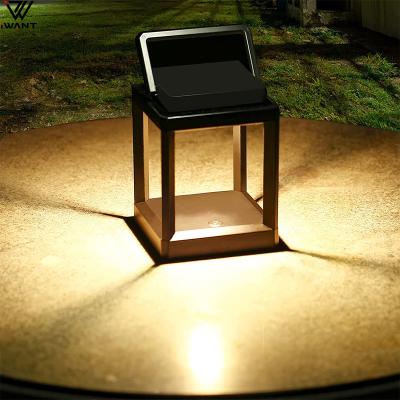 China Wholesale Portable Solar Garden Light Outdoor Waterproof Camping Garden LED Rechargeable Solar Led Light for sale