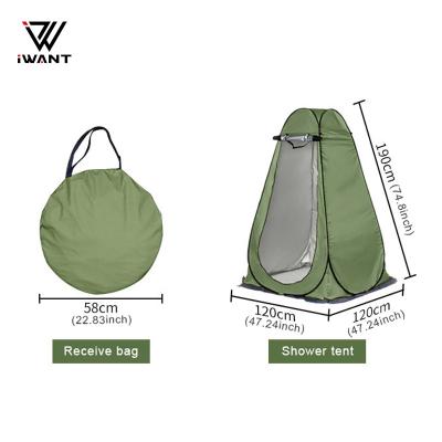 China Extended Type Portable Outdoor Camping Changing Room Toilet Changing Tent Bathroom Automatic Shower Tent for sale