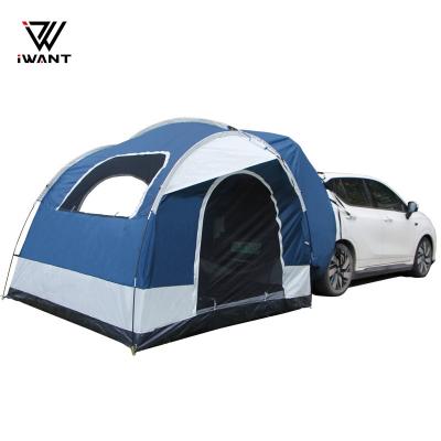 China Extended Type Custom Car Rear Awning Truck Outdoor Foldable Waterproof Camping Rear Awning For Suv for sale