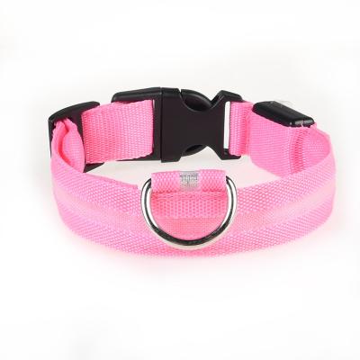 China Lights Pet Supplies Dog Lighting Collar Rechargeable LED Collar Led Dog Collar for sale