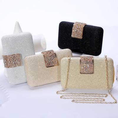 China Fashion PU Leather Clutch Bag Dinner Purse\Comfortable Banquet\Durable Fashion For Women Shinny Rhinestone Ladies Evening Clutch Bag for sale