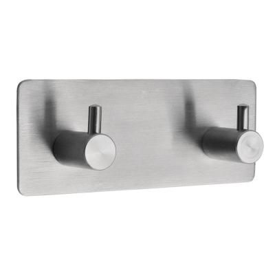 China Factory Supply Sustainable Stainless Steel Coat Robe Waterproof Clothes Hang Modern Wall Hook Rack for sale