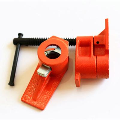 China 3/4 Inch Adjustable Or Extra Long Pipe Clamp Adjustable Fitting For Black Pipe for sale